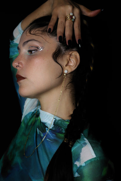Calipso pin earring