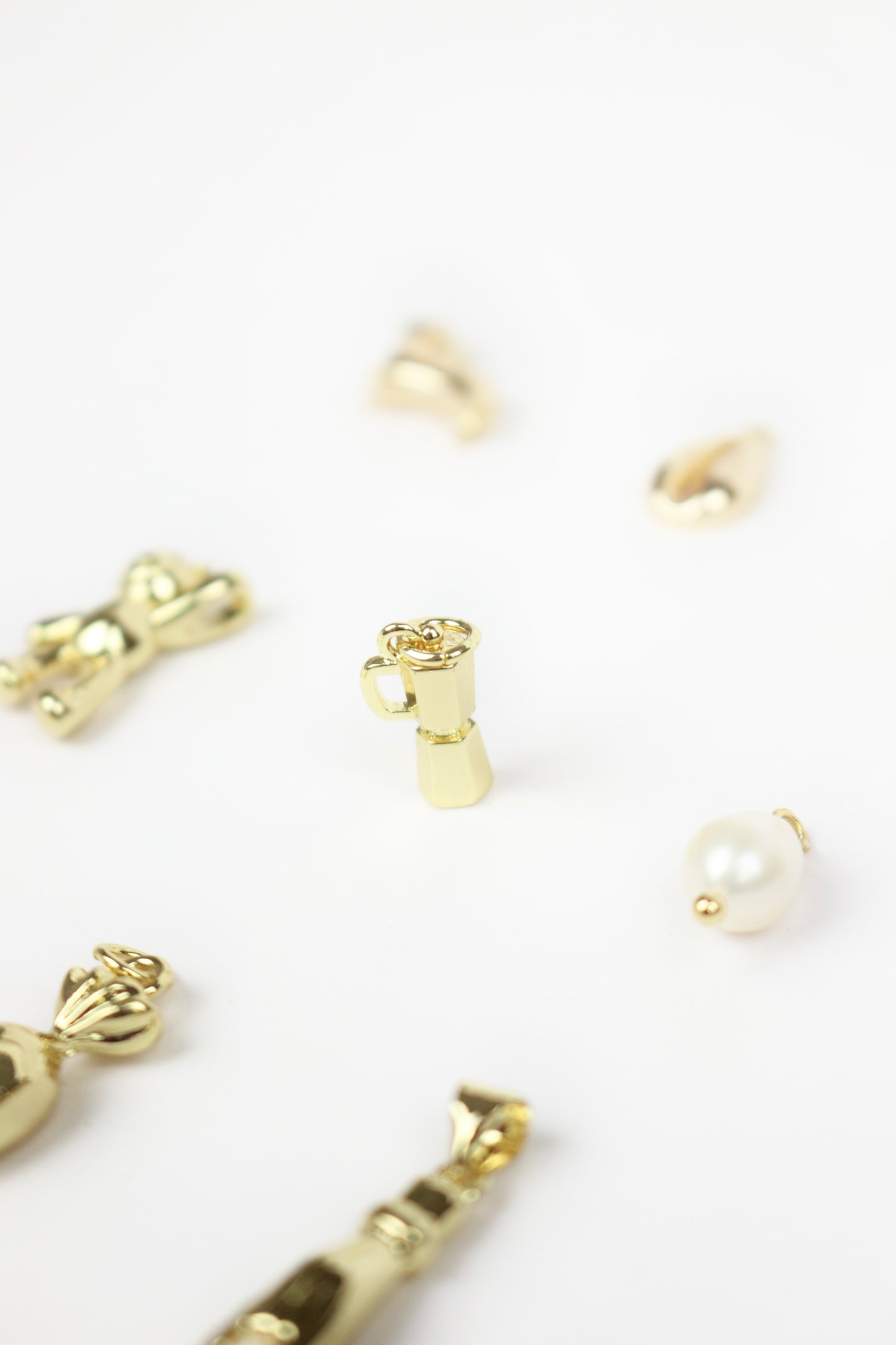 Gold plated charms