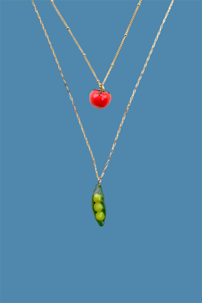 Base collana in acciaio inossidabile placcato 14K