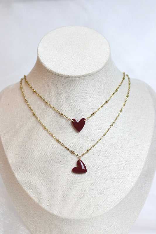 Heart necklaces