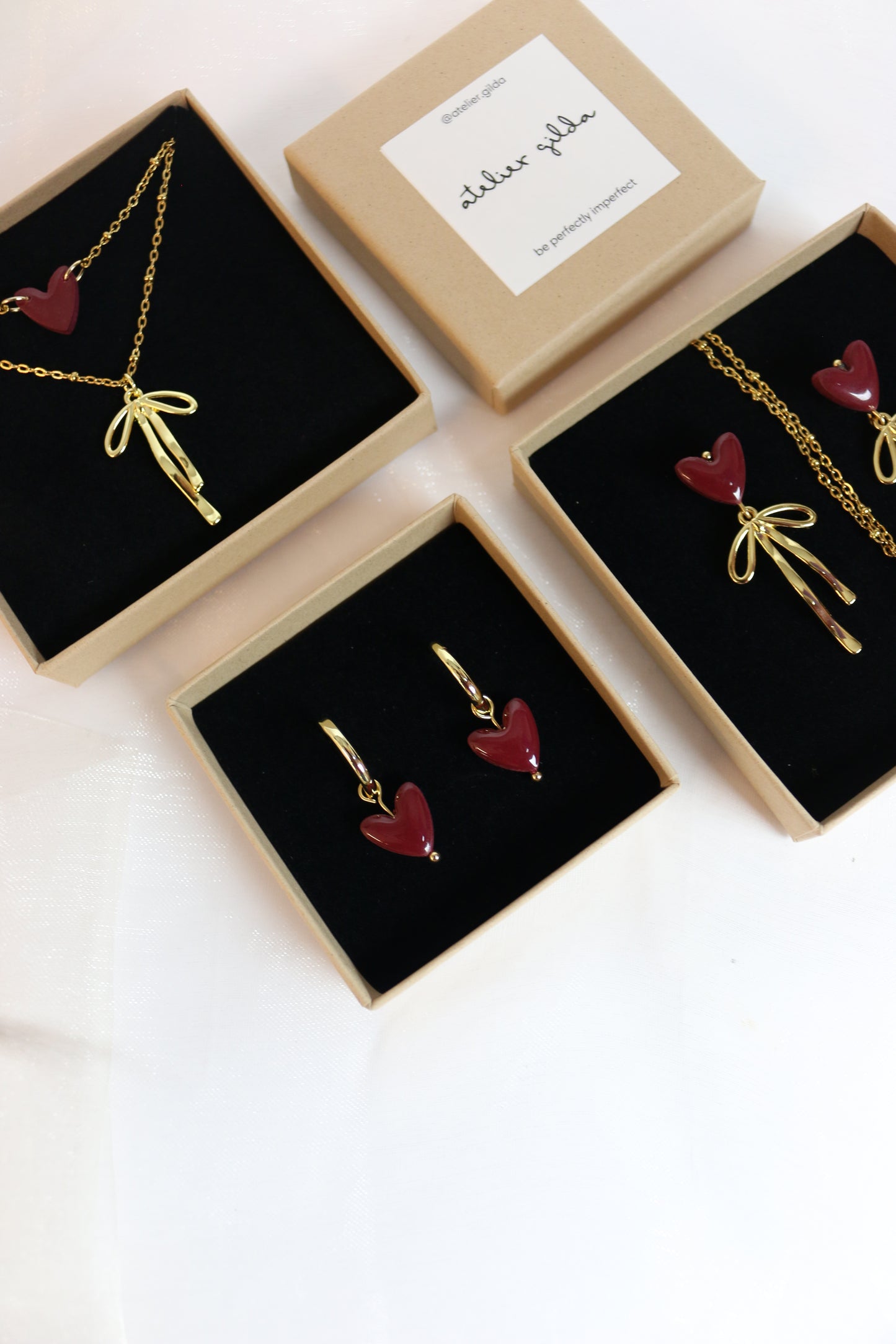 Heart necklaces