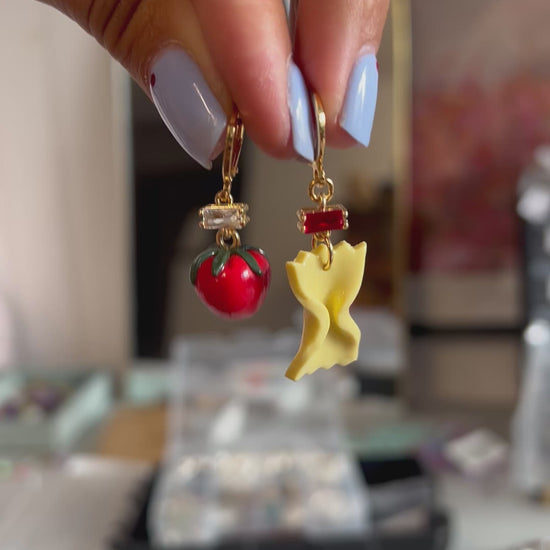 orecchini pasta al pomodoro